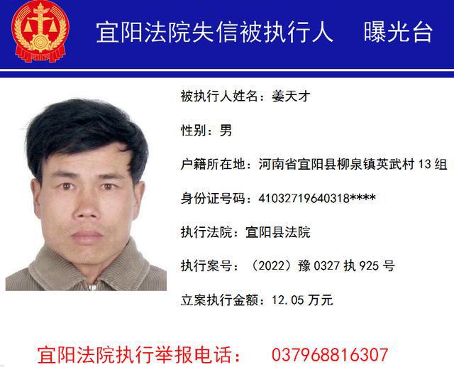 宜阳最新失信被执行人名单及科技产品介绍曝光